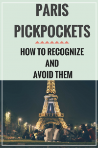 Paris Pickpockets and scams in paris