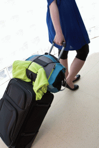 Bags stay together and move as one with a Bag bungee for solo female travelers