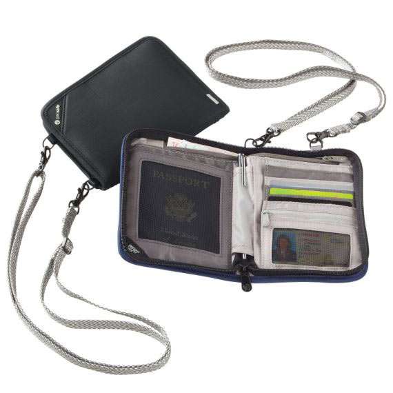 RFID essential carry on travel wallet