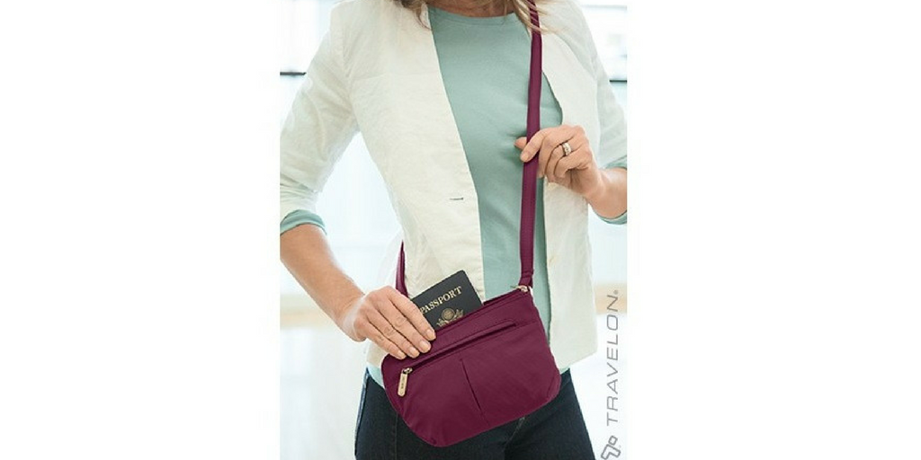 Anti-Theft Classic Light Convertible Crossbody and Waist Pack for Frequent Flyers