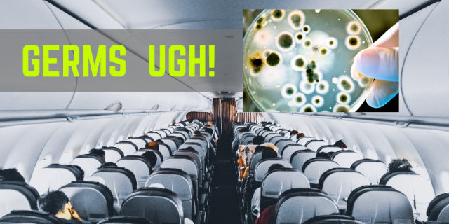 Germs on Airplanes on board theft