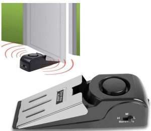 Door Stop and Alarm portable door lock, , to stop burglars from opening your hotel door