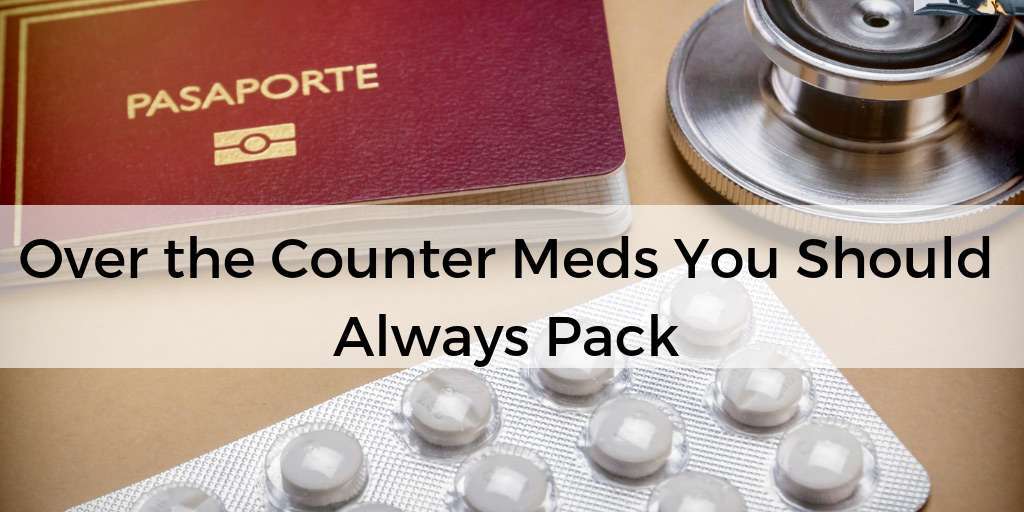 medicines you should pack