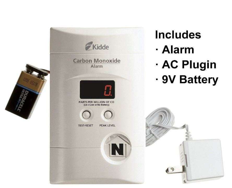 Carbon monoxide detector portable travel