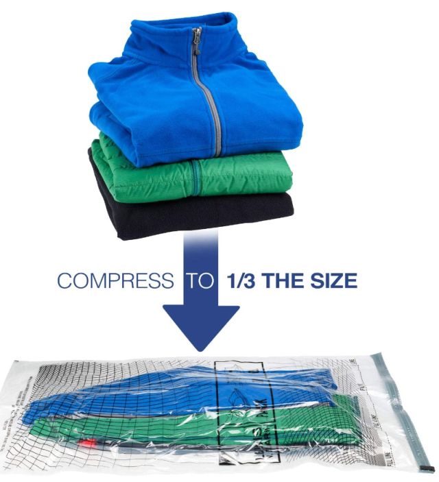 Compression packers for travel to help pack a suitcase