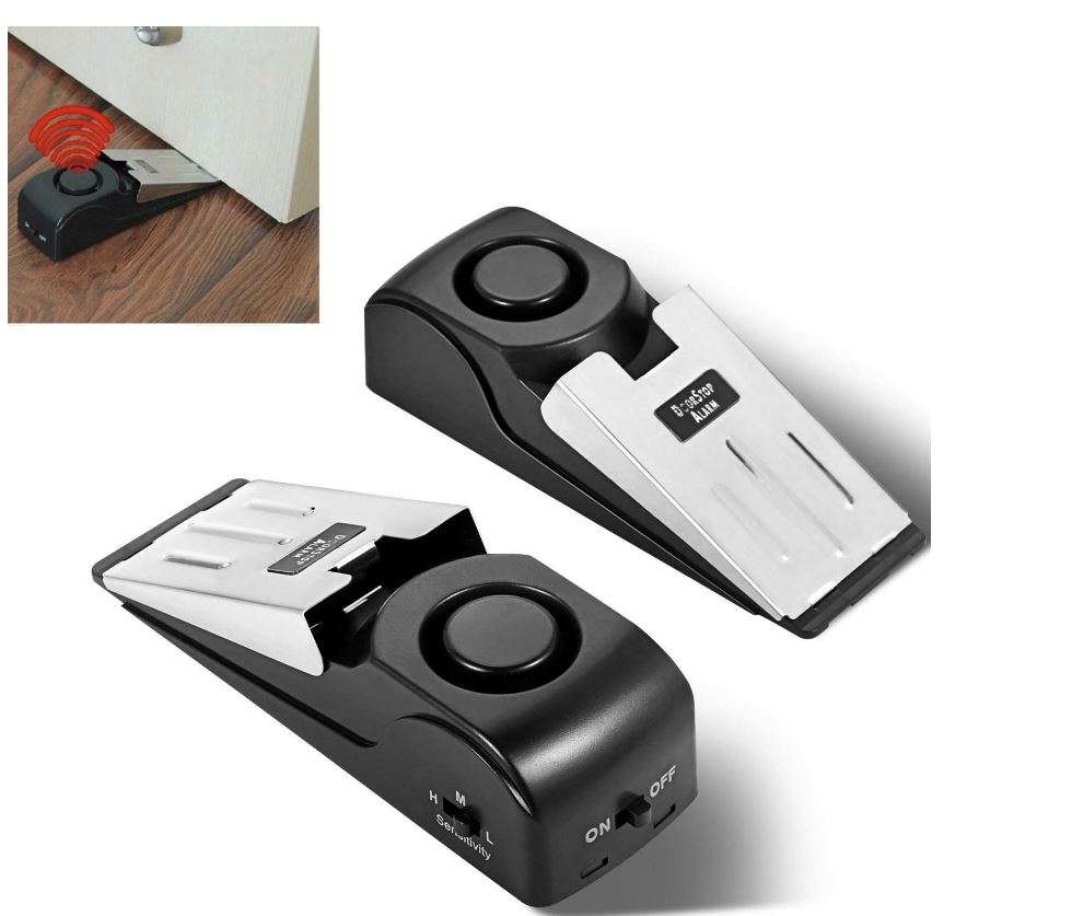  Door stop wedge with alarm for hotel doors