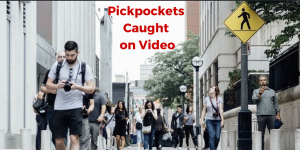 pickpocket caught on video how thieves steal wallets on escalators