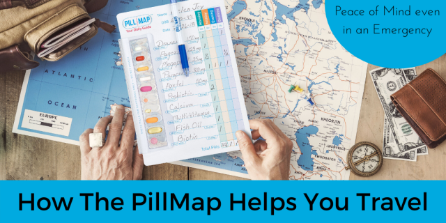 Pill Help Helps travel in an emergency, 