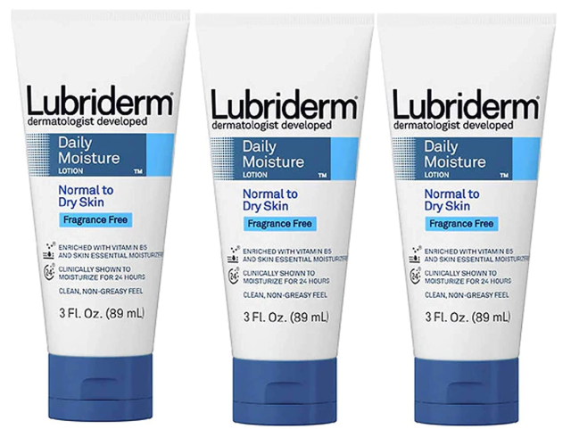 Lubriderm moisturizer  for inflight