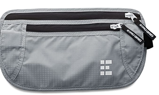 Zero grid anti theft travel wallet, waist pack