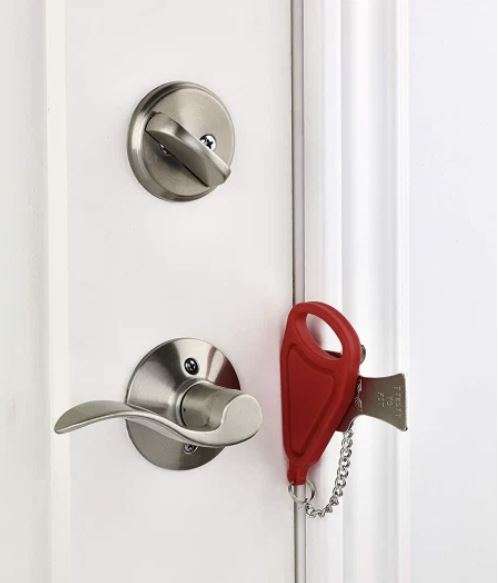 Addalock portable door lock safety at resorts