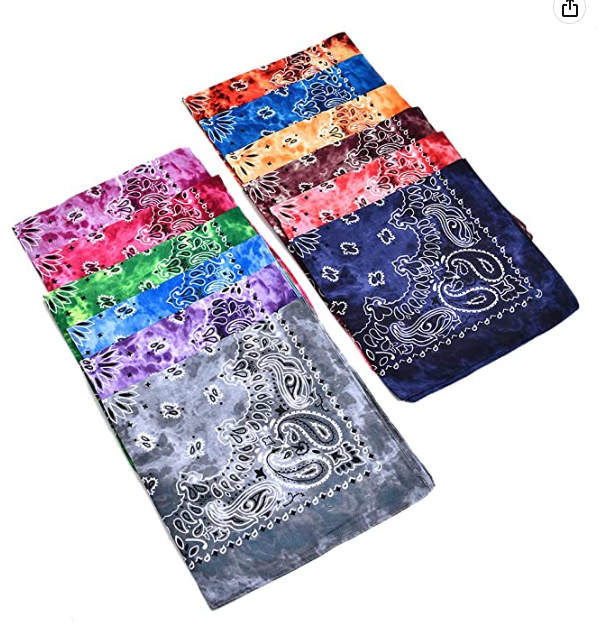 frequent flyers pack bandanas