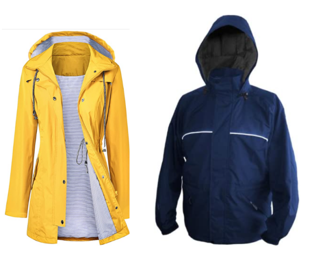 Rain jacket s for frequent travelers
