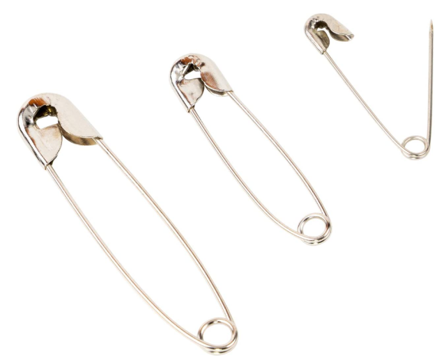 Safety pins for travel