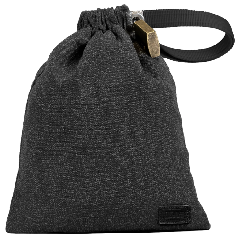  Loctote AntiTheft Sack 3L | Portable Travel Safe | Cut-Resistant, RFID Blocking and Water Resistant | Beach Bag with Lock | Beach Safe | Travel Pouch
